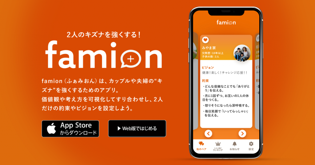 famionとはを説明したページ